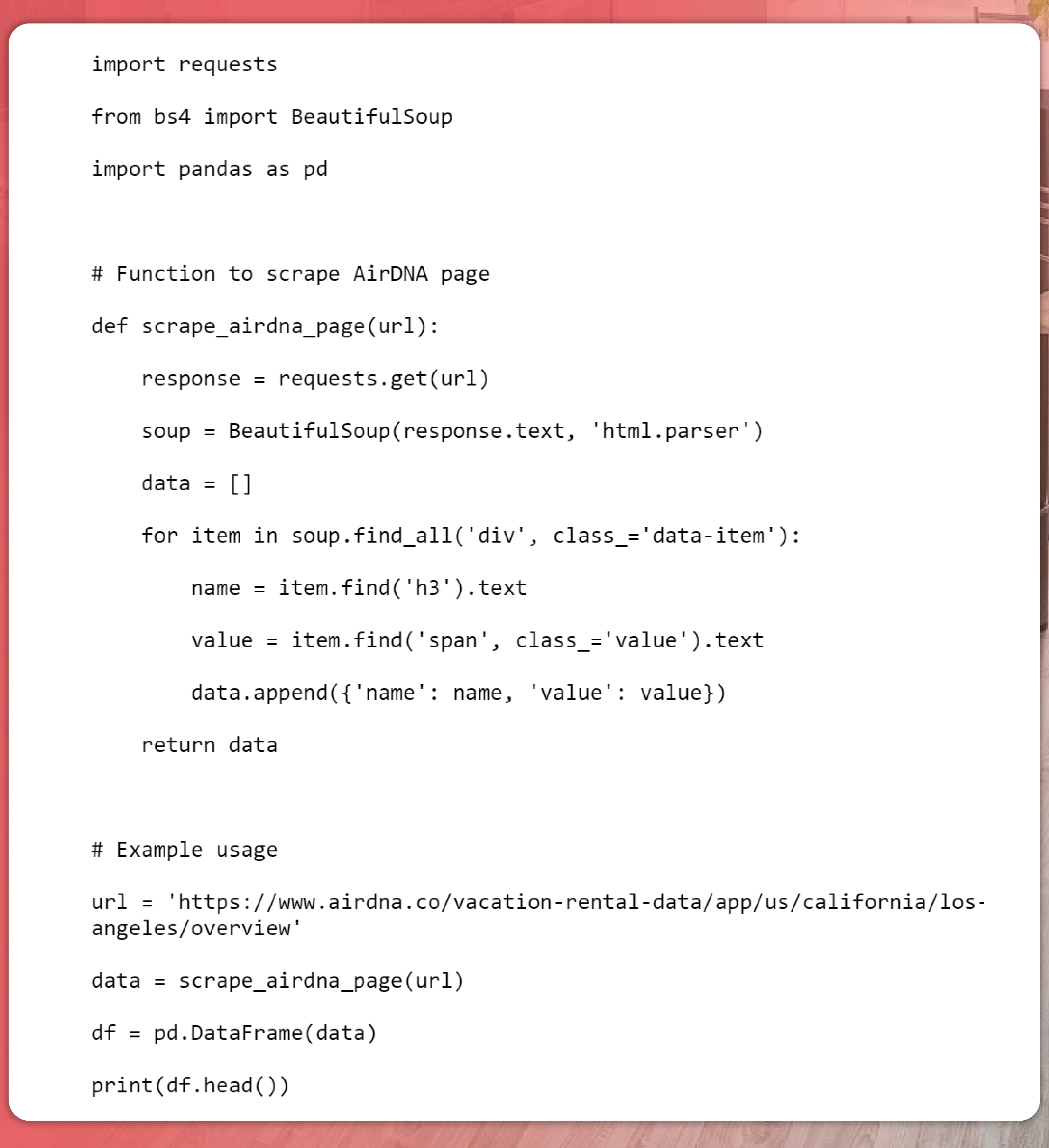 Using-BeautifulSoup-and-Selenium